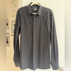 Dolce & Gabbana Elegant Black Dress Shirt
